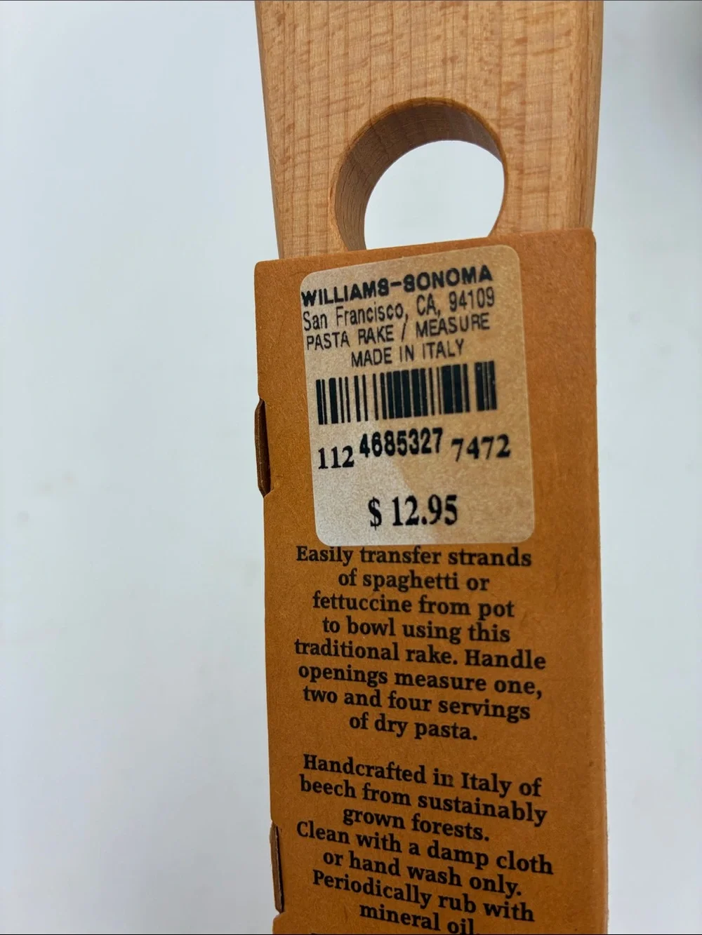 Williams Sonoma Pasta Rake - Picture 2 of 4